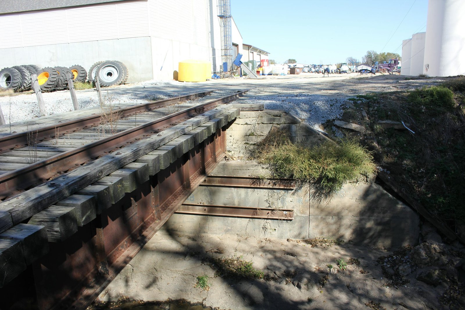 Looking north